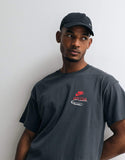Nike arts club graphic t-shirt in black.