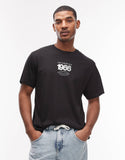 The North Face Track backprint relaxed t-shirt in black.