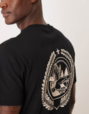 ASOS DESIGN t-shirt with duck graphic in black.