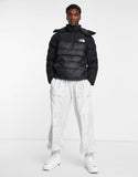The North Face Himalayan insulated synthetic anorak jacket in black