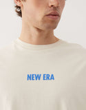 New Era NY Yankees graphic oversized t-shirt with back print in white.