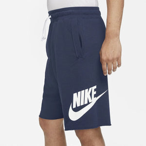 Nike Mens Sportswear Alumni French Terry Shorts Navy