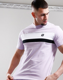 Weekend Offender Crossword T-Shirt Foxglove/White/Black