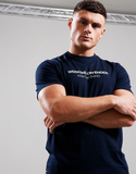 Weekend Offender Steinbeck T-Shirt Navy/Silvertime
