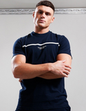 Weekend Offender Dumas T-Shirt Navy/Silvertime