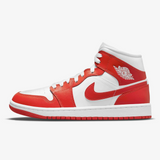 Air Jordan 1 Mid "Syracuse" (White/Habanero Red)