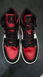 baskets Air Jordan 1 Mid "Bred Toe"