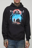 Tall Oversized Gothic OFCL TOUR Man Vintage Wash Print Hoodie