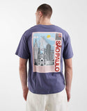 Jack & Jones oversized t-shirt with brazil backprint in dark blue.