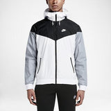 Nike Mens Sportswear Windrunner Jacket - White/Black/Grey