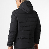 Lyle and Scott Lightweight Puffer Hooded Down Jacket Black