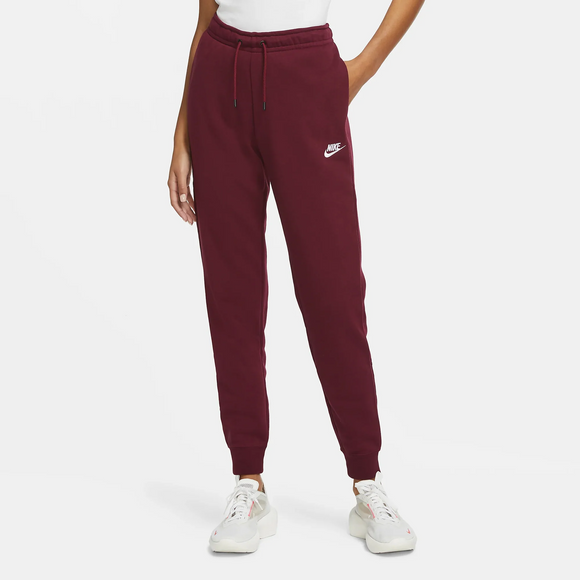 Sportswear Essential Fleece Pants - Dark Beetroot/White