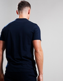 Weekend Offender Dumas T-Shirt Navy/Silvertime