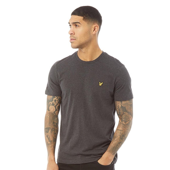 Lyle & Scott Plain T-Shirt - Charcoal Marl -