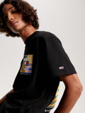 Back Flag Badge Relaxed Fit T-Shirt