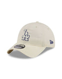 New Era LA Dodgers 9twenty logo cap with side patch in white
