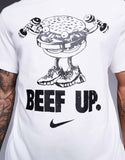 Nike Training Dri-FIT graphic t-shirt in white.