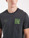 Nike Club graphic back print t-shirt in dark grey.