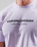 Weekend Offender Steinbeck T-Shirt Foxglove/Black