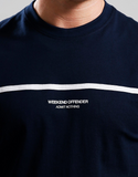 Weekend Offender Dumas T-Shirt Navy/Silvertime