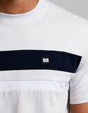 Weekend Offender Golding T-Shirt Silvertime/Navy/White