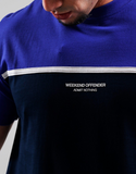 Weekend Offender Studio 54 T-Shirt Navy/New Electric/Silvertime