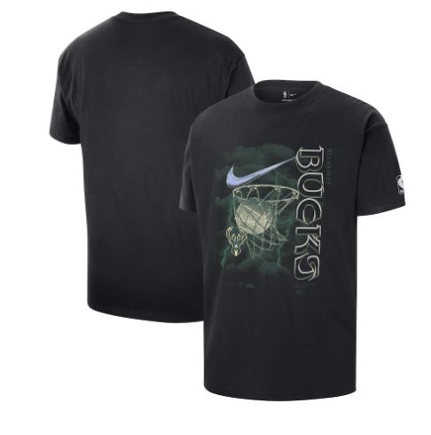 Milwaukee Bucks Nike Courtside Max 90 T-Shirt