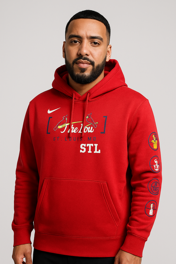 St. Louis Cardinals Nike City Connect Club Fleece Hoodie - Men's