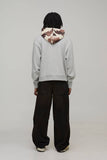 Oversized Applique Cow Print Hoodie
