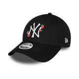 NEW ERA NEW YORK YANKEES WOMENS STRAWBERRY BLACK 9FORTY