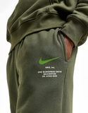 Nike Swoosh Joggers Bottom Mens Khaki Green