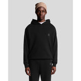 LYLE & SCOTT MEN'S LOUNGEWEAR PULLOVER HOODIE - JET BLACK