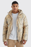 boohooMAN
Tie Dye Quilted Puffer With Hood