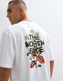 The North Face t-shirt oversize Flower Power blanc.