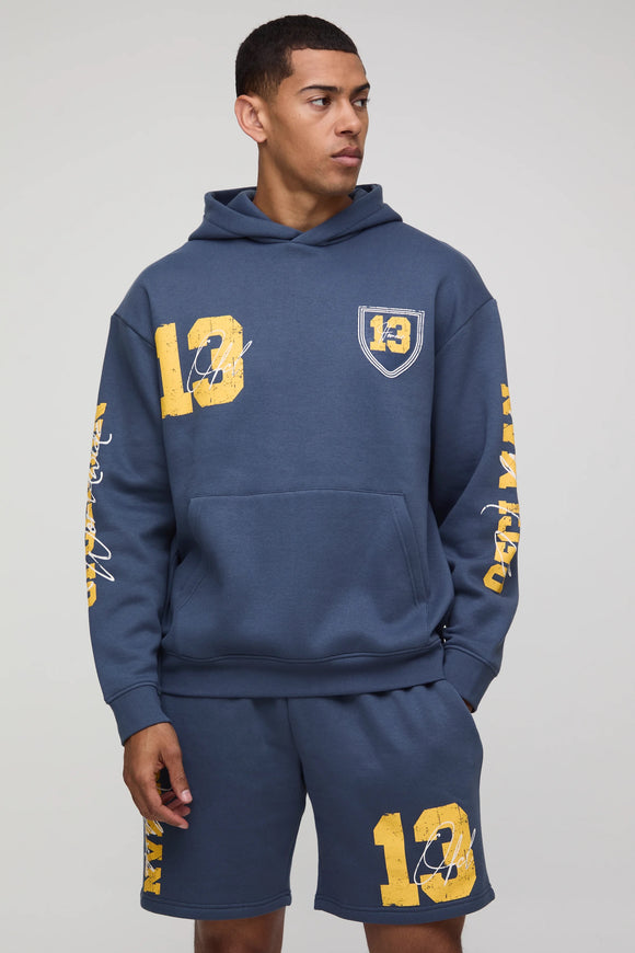 Oversized Ofcl Short Hooded Tracksuit