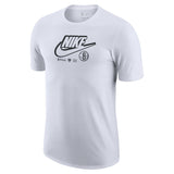 Nike Nba Men's T-Shirt Nba Dri-fit Essential Logo Tee Bronet White