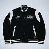 NBA Lakers Los Angeles Black Bomber Jacket