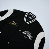 NBA Lakers Los Angeles Black Bomber Jacket