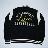 NBA Lakers Los Angeles Black Bomber Jacket
