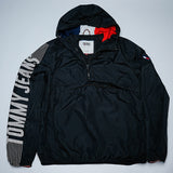 Vintage Tommy Hilfiger Jean Windbreaker 90s spell out Anorak Jacket