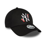 NEW ERA NEW YORK YANKEES WOMENS STRAWBERRY BLACK 9FORTY