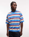 ASOS DESIGN boxy oversized t-shirt in blue stripe.