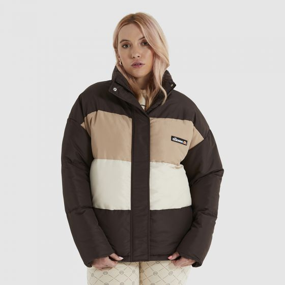 ELLESSE Rosalena Padded Jacket - Brown