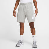 MEN'S NIKE CLUB FRENCH TERRY ALUMNI SHORTS "DK GREY HEATHER"