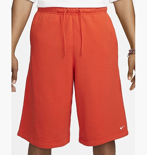 NIKE SPORTSWEAR CIRCA MENS FRENCH TERRY SHORTS ORANGE