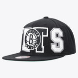 Brooklyn Nets Varsity Bust Snapback Cap