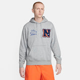 Nike Club Fleece Varsity Letter French Terry Pullover Hoodie