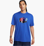 Nike Tuned Men T-Shirts - Blue