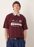 ASOS DESIGN oversized graphic Polo