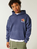 Hollister Blue Graphic Print Hoodie